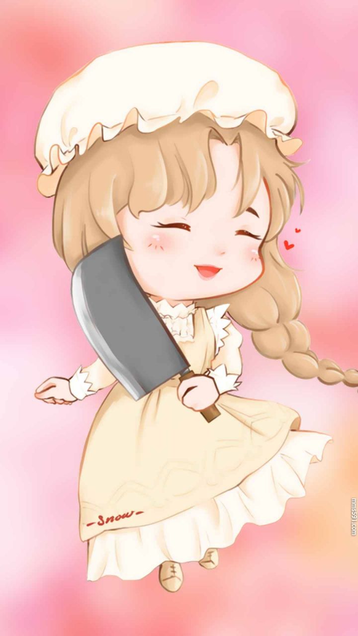 动漫工作细胞里的巨噬细胞拿刀手机壁纸图片集（2）