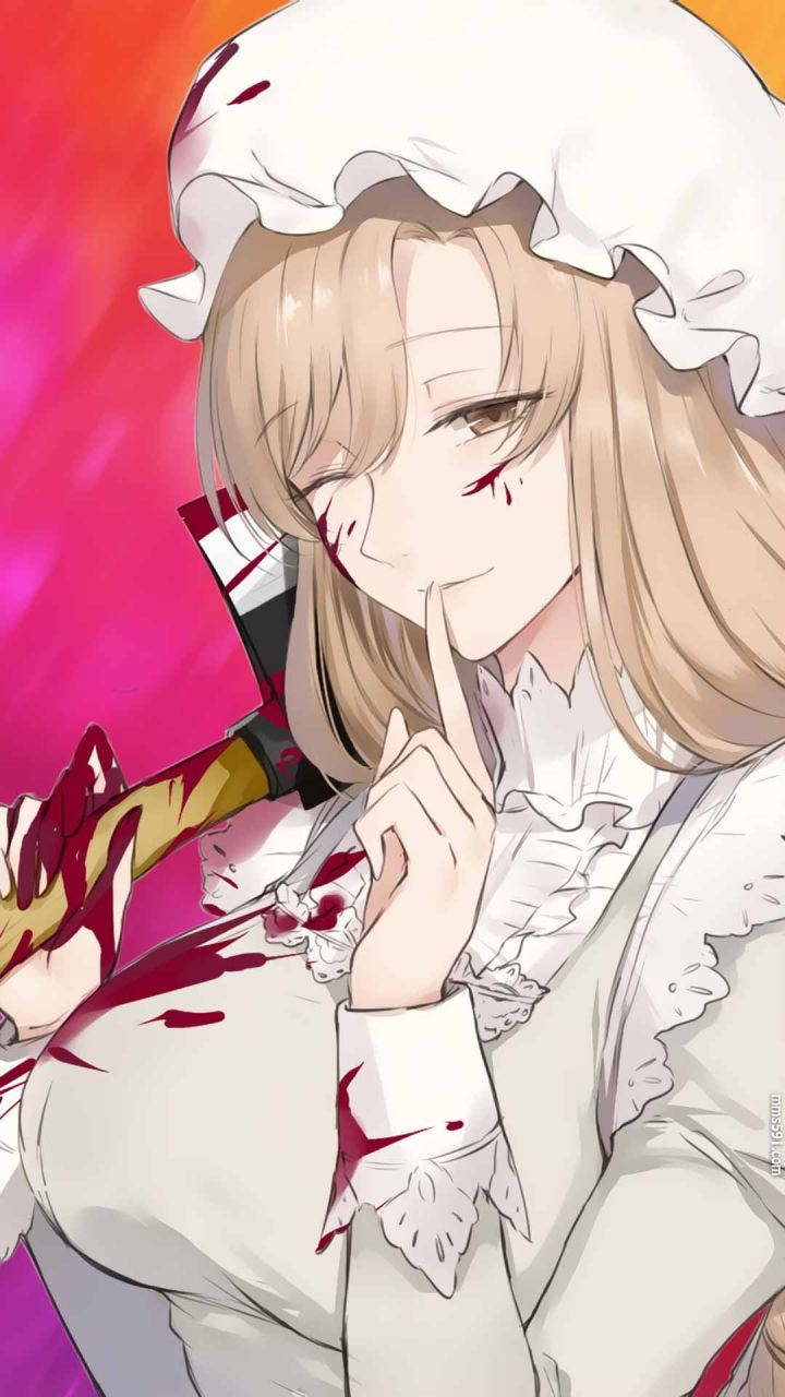 动漫工作细胞里的巨噬细胞拿刀手机壁纸图片集（5）