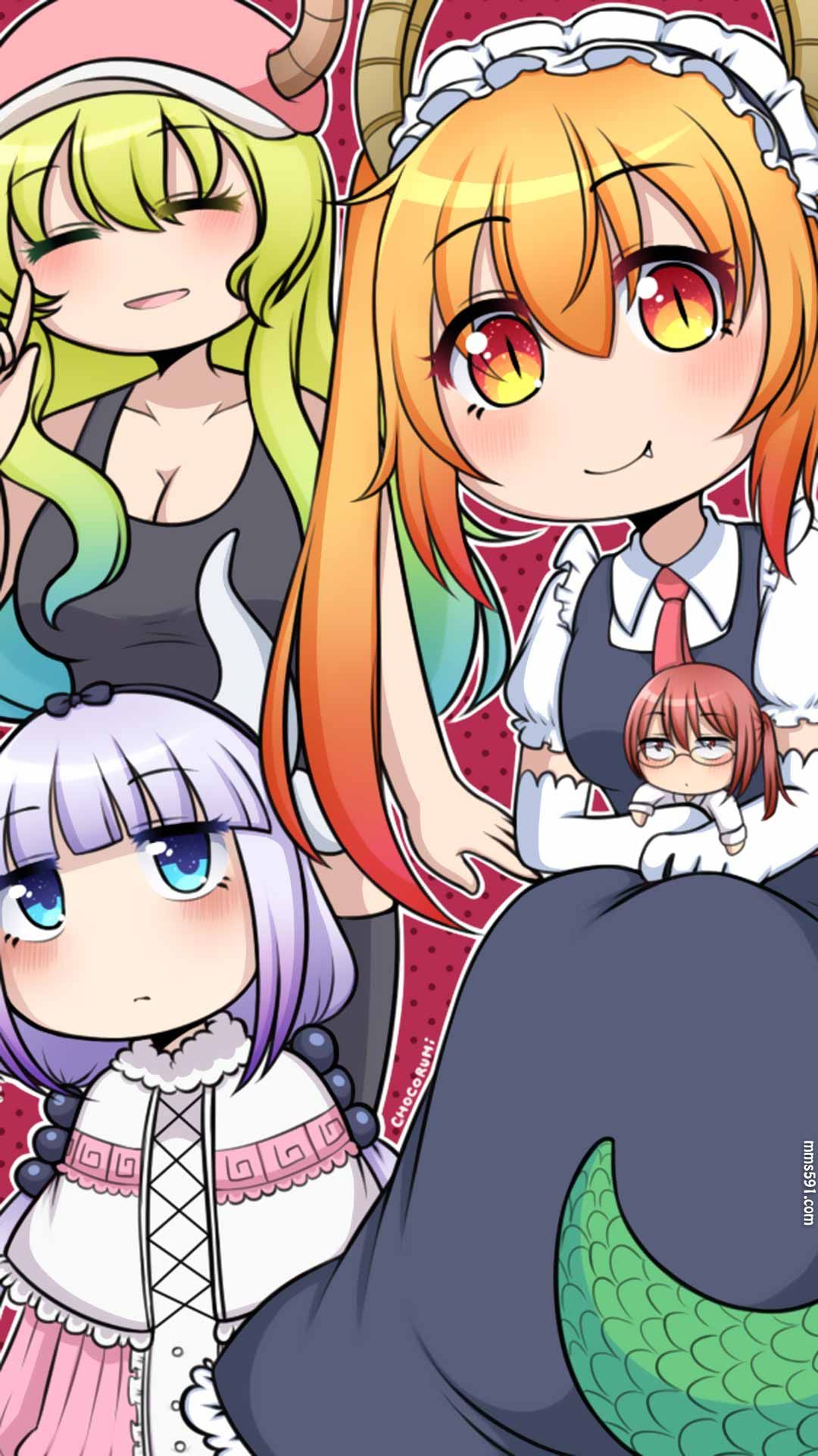 小林家的龙女仆女主角小林高清手机壁纸背景图片集（4）