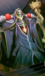 Overlord男主角骷髅魔法师飞鼠安兹·乌尔·恭手机壁纸图片