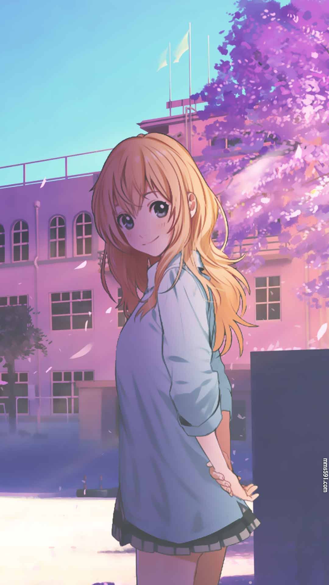 四月是你的谎言女主角小提琴家宫园薰手机壁纸图片（4）