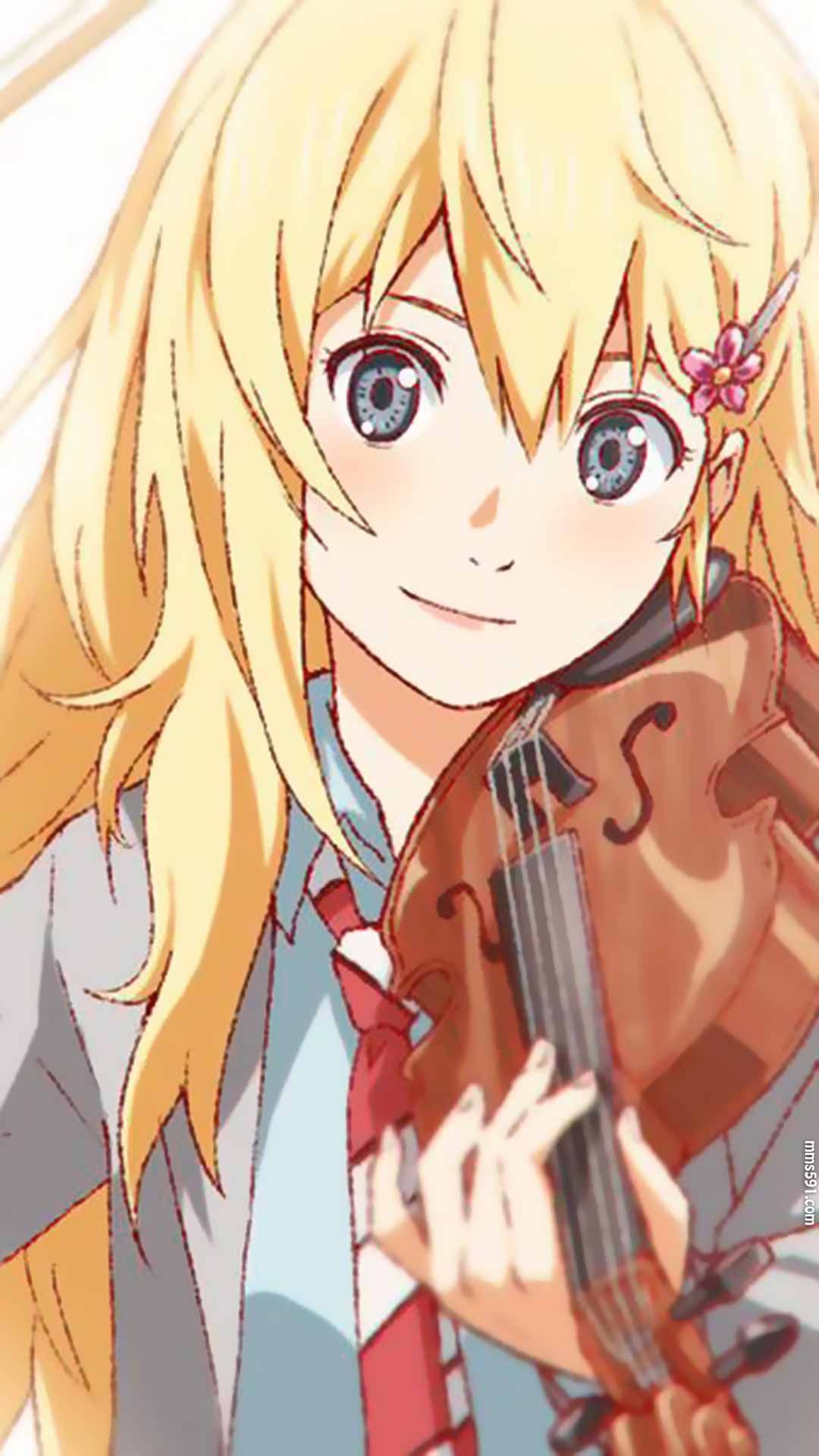 四月是你的谎言女主角小提琴家宫园薰手机壁纸图片（7）