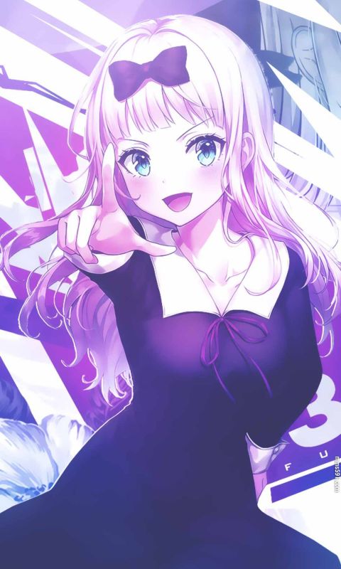 辉夜大小姐想让我告白书记藤原千花可爱性感手机壁纸图片（4）