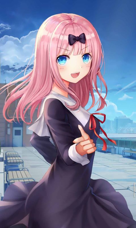 辉夜大小姐想让我告白书记藤原千花可爱性感手机壁纸图片（8）