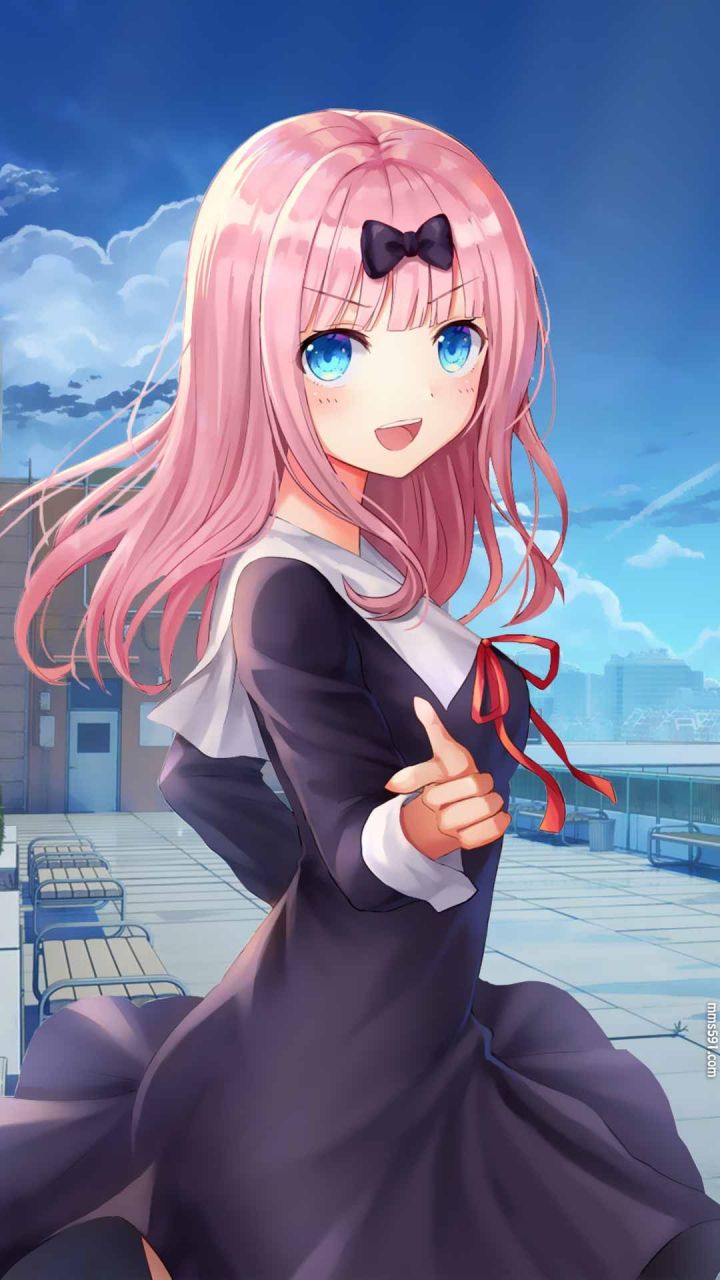 辉夜大小姐想让我告白书记藤原千花可爱性感手机壁纸图片（8）