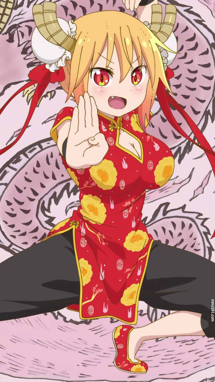 二次元美女小林家的龙女仆巨乳托尔手机壁纸图片集（3）