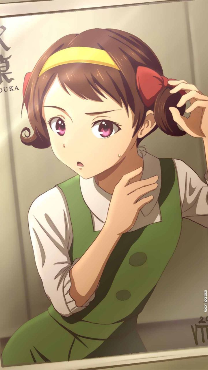 冰菓认真可爱的二次元美少女伊原摩耶花手机壁纸图片（5）