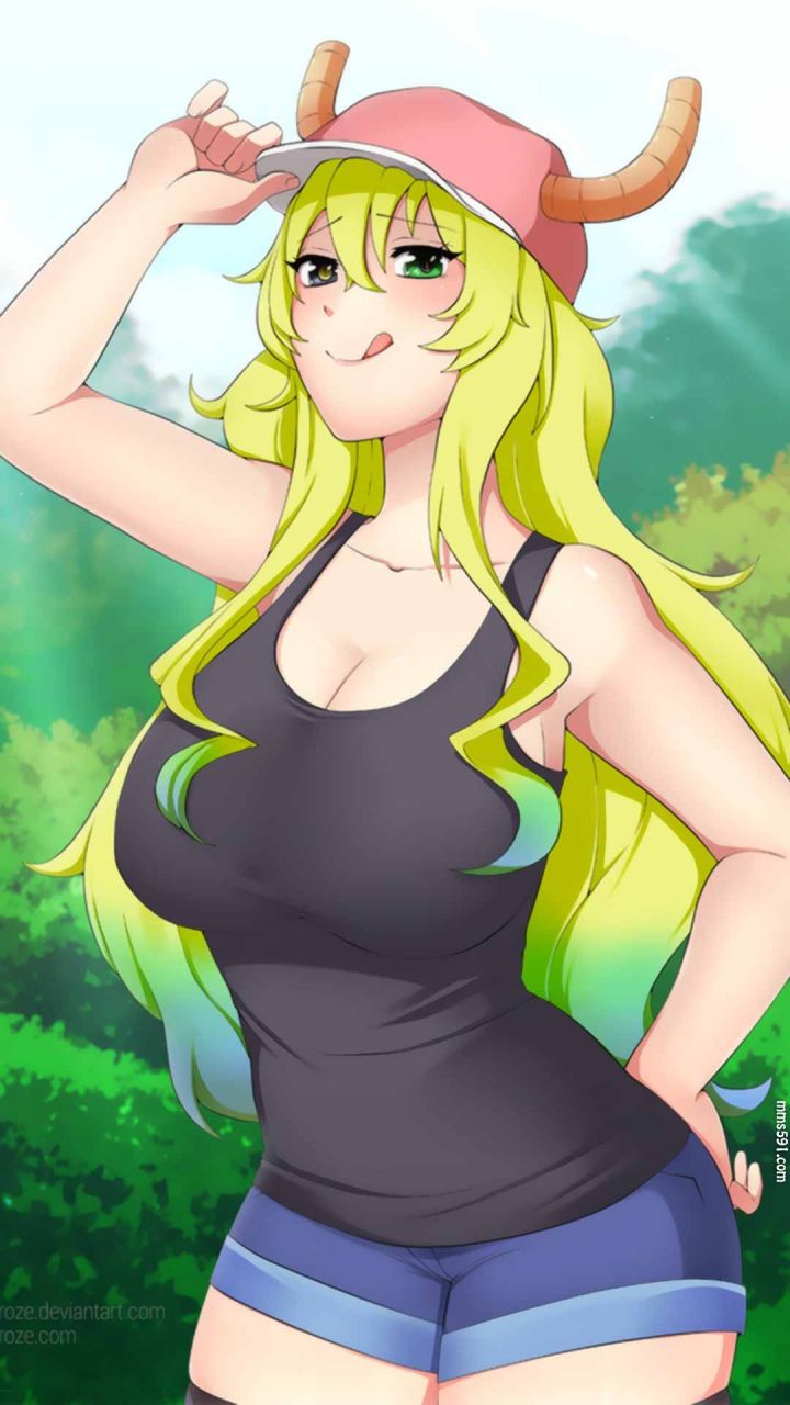 小林家的龙女仆金发大胸羽蛇神露科亚手机壁纸图片集（2）