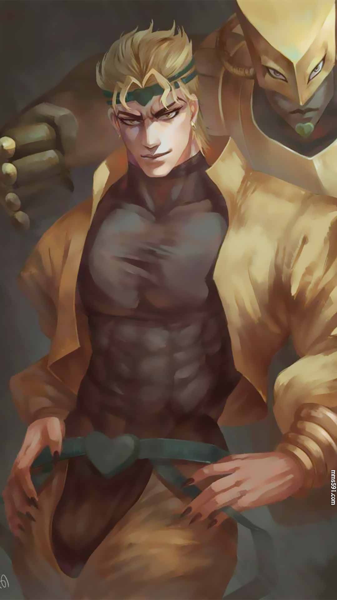 第一部JOJO的奇妙冒险大反派迪奥·布兰度DIO手机壁纸图片（3）