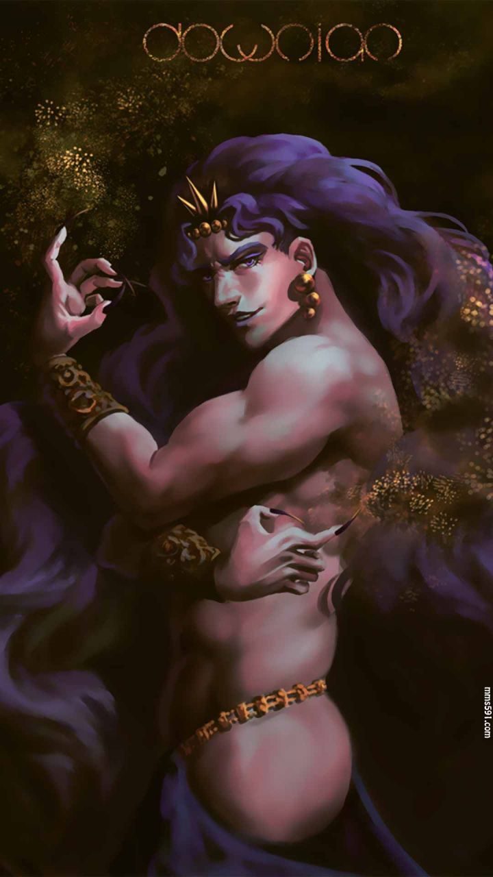 第二部JOJO的奇妙冒险大反派柱之男卡兹肌肉手机壁纸图片（3）