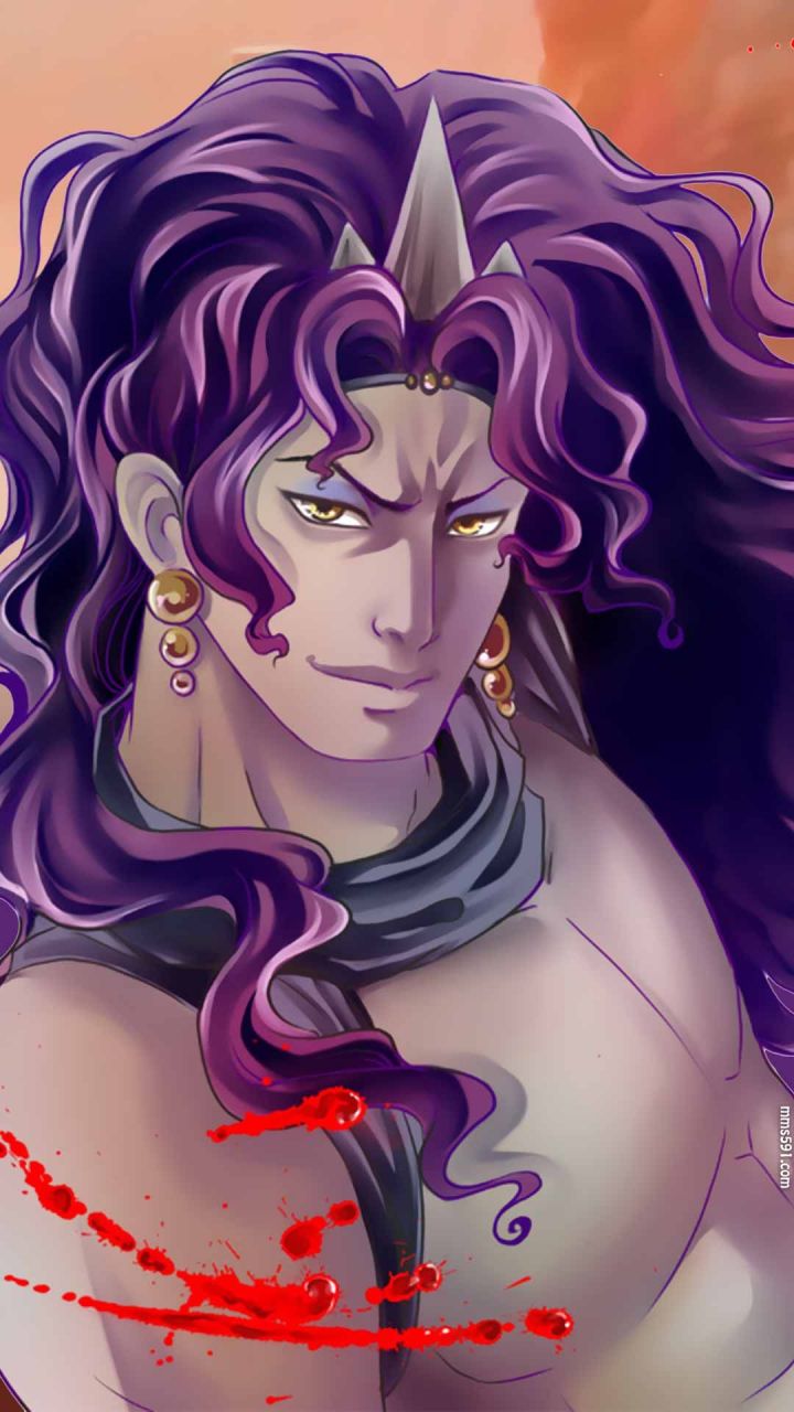 第二部JOJO的奇妙冒险大反派柱之男卡兹肌肉手机壁纸图片（9）