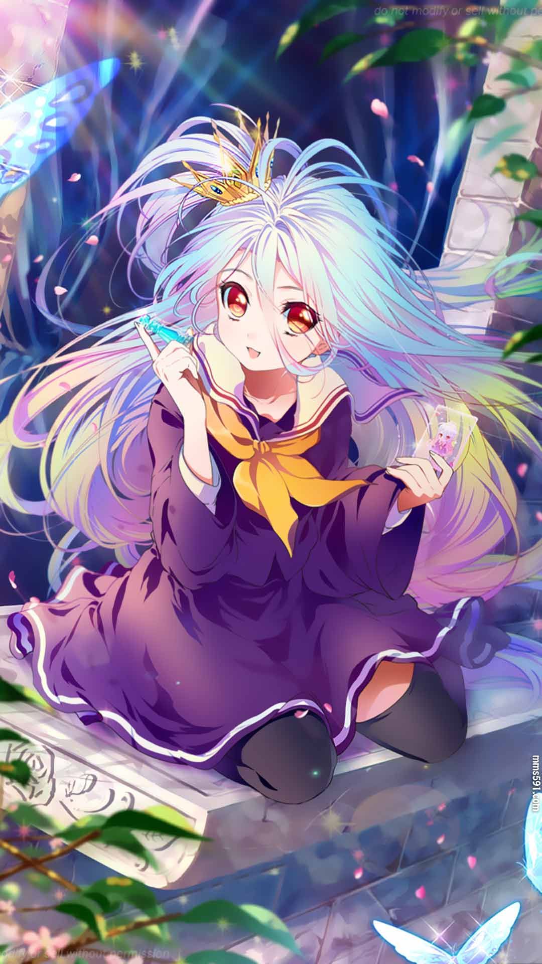 NO GAME NO LIFE游戏人生女主角白手机壁纸图片