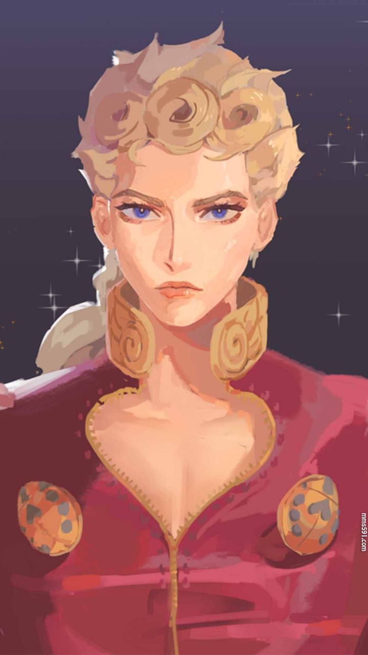 JOJO的奇妙冒险黄金之风中男主角乔鲁诺·乔巴纳手机壁纸图片（8）