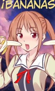 动漫笨女孩喜欢吃香蕉的女主角花畑佳子手机壁纸图片