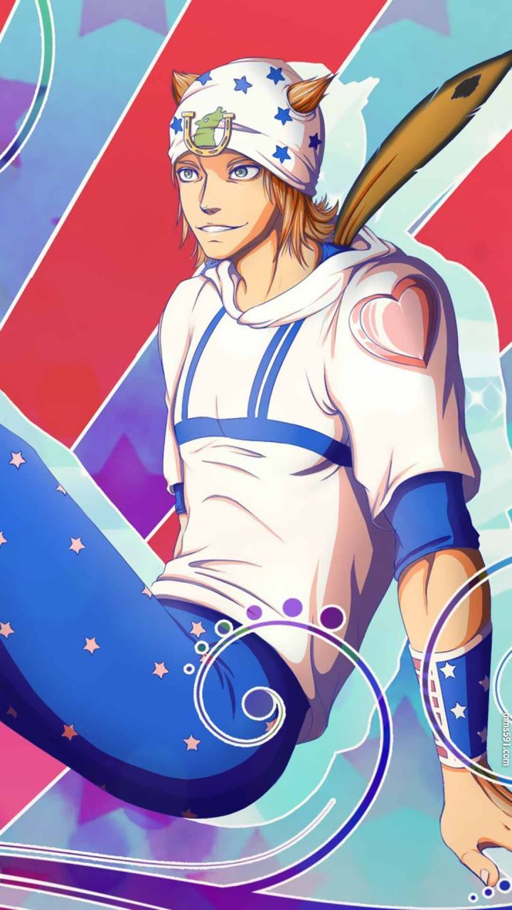 第七部JOJO的奇妙冒险飙马野郎男主角乔尼·乔斯达手机壁纸图片（3）