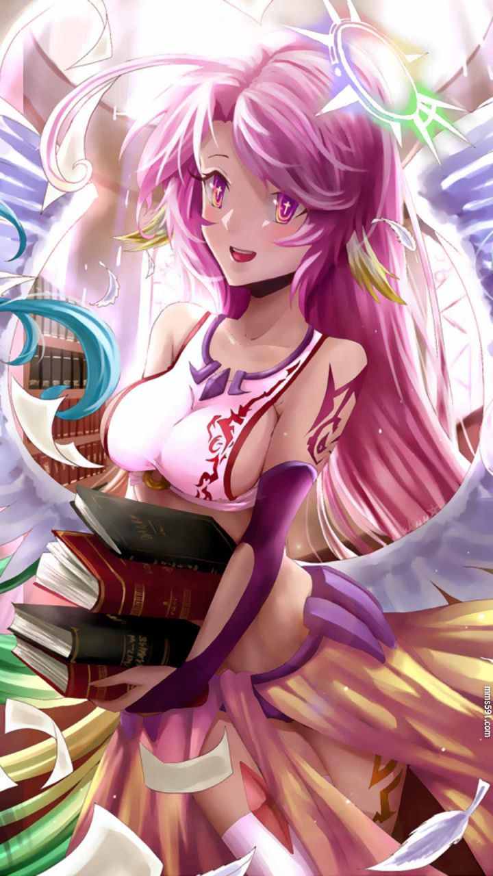 NO GAME NO LIFE游戏人生天翼种少女弑神兵器吉普莉尔手机壁纸图片（2）