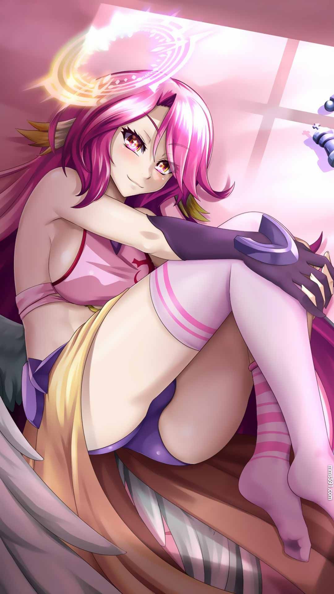 NO GAME NO LIFE游戏人生天翼种少女弑神兵器吉普莉尔手机壁纸图片（8）