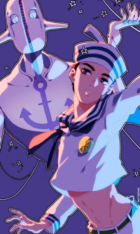 JOJO的奇妙冒险乔乔福音男主角四蛋东方定助手机壁纸图片（3）