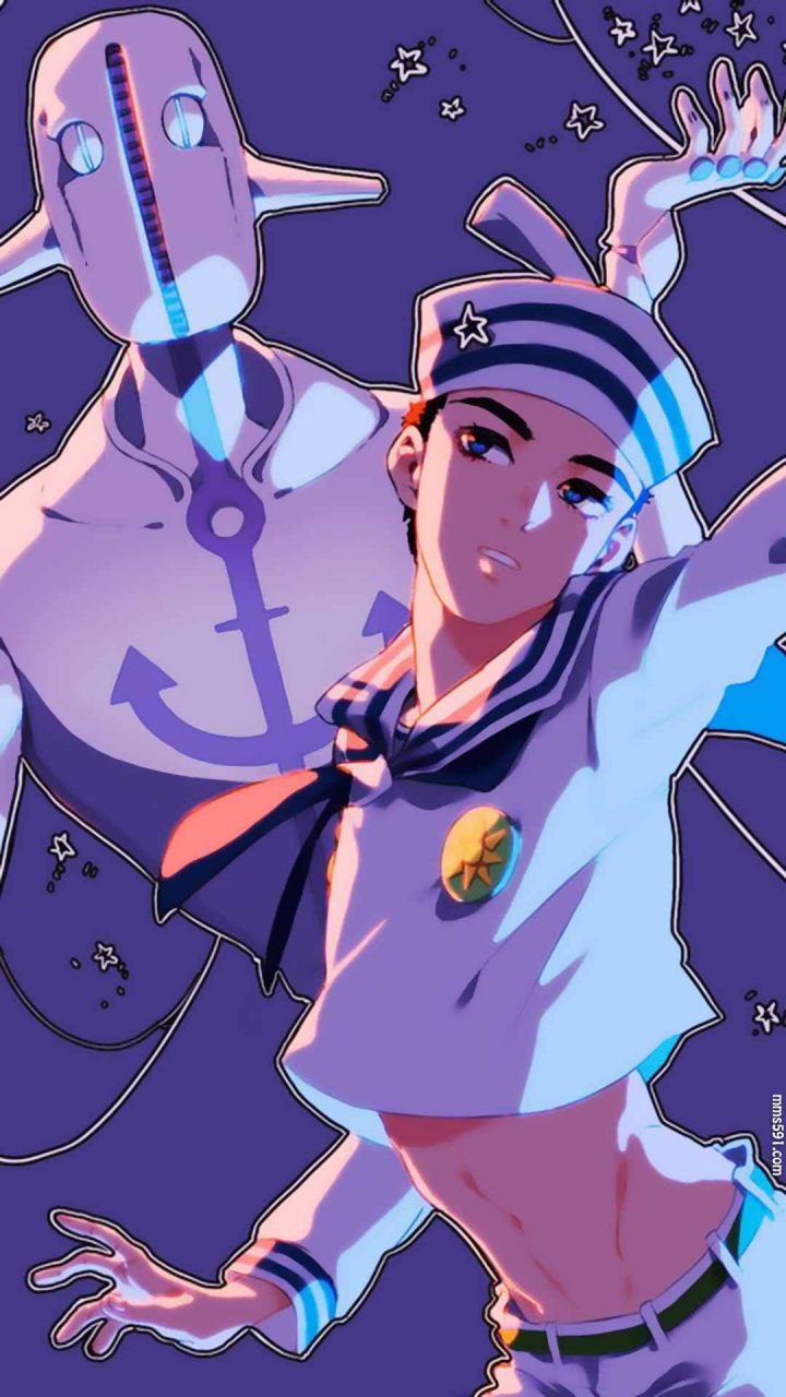 JOJO的奇妙冒险乔乔福音男主角四蛋东方定助手机壁纸图片（3）