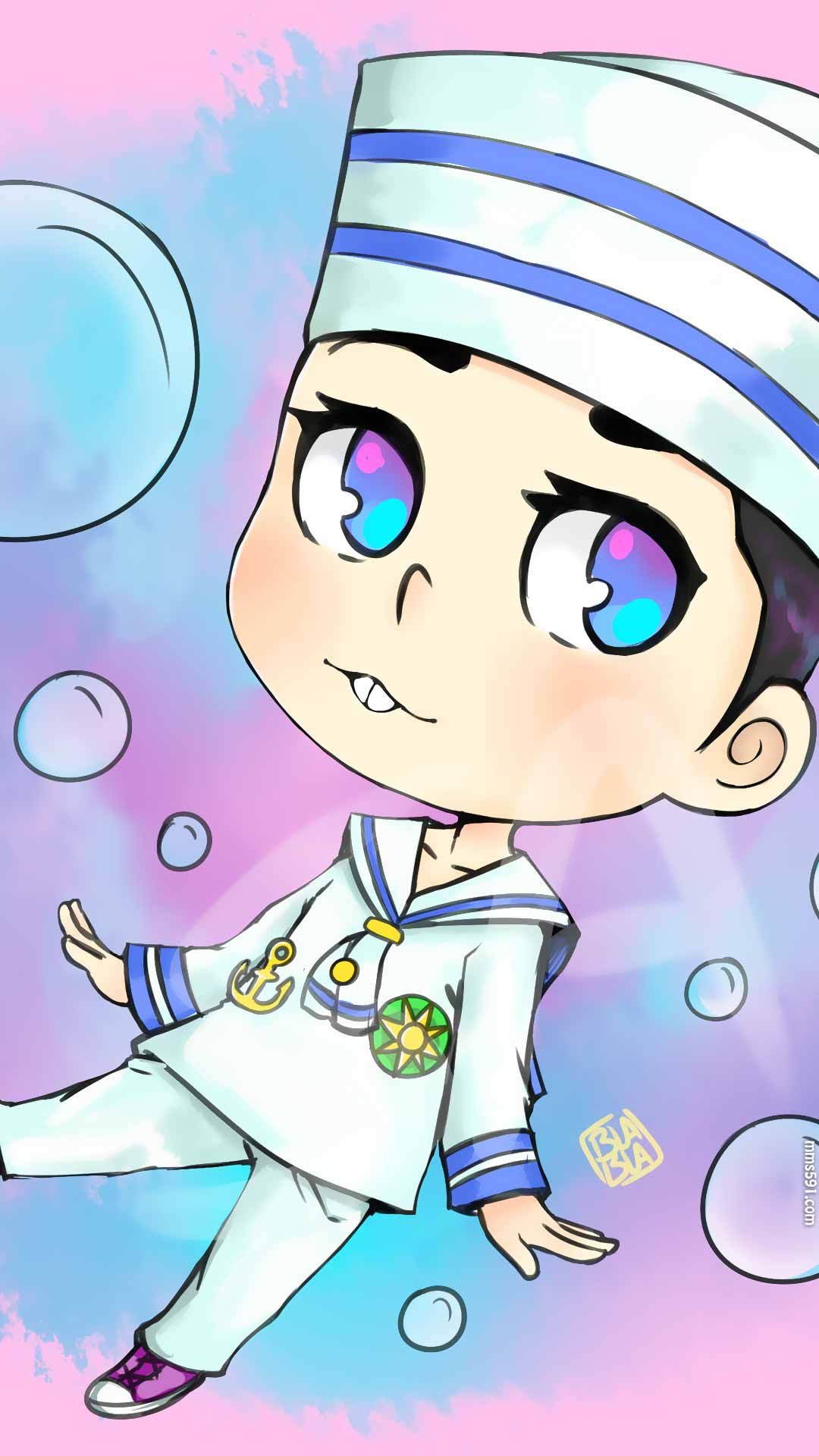 JOJO的奇妙冒险乔乔福音男主角四蛋东方定助手机壁纸图片（5）