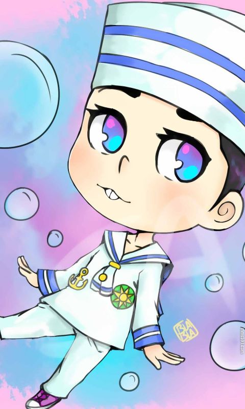JOJO的奇妙冒险乔乔福音男主角四蛋东方定助手机壁纸图片（5）