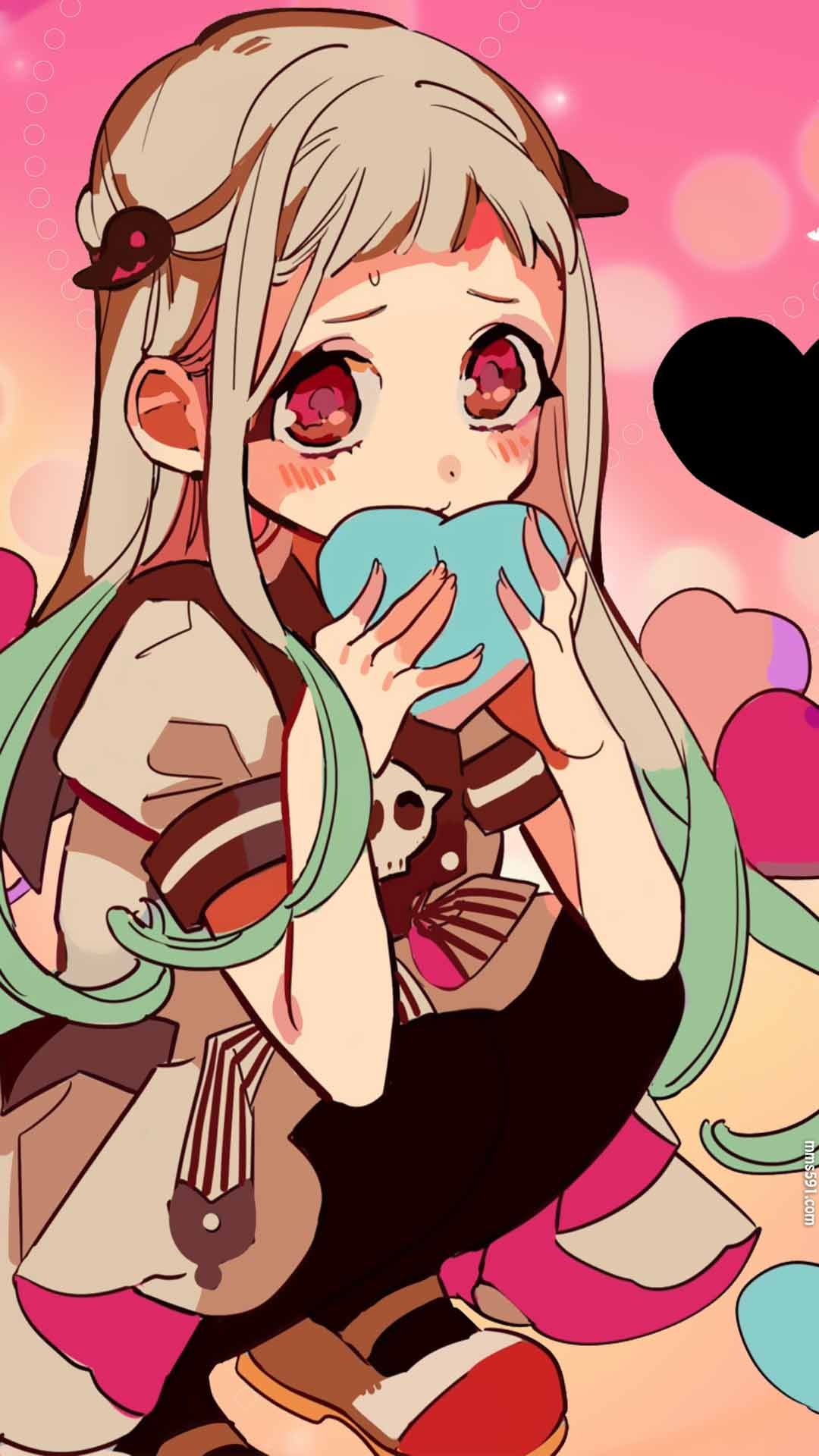 地缚少年花子君女主角色萝卜八寻宁宁可爱萝莉手机壁纸竖屏图片（4）