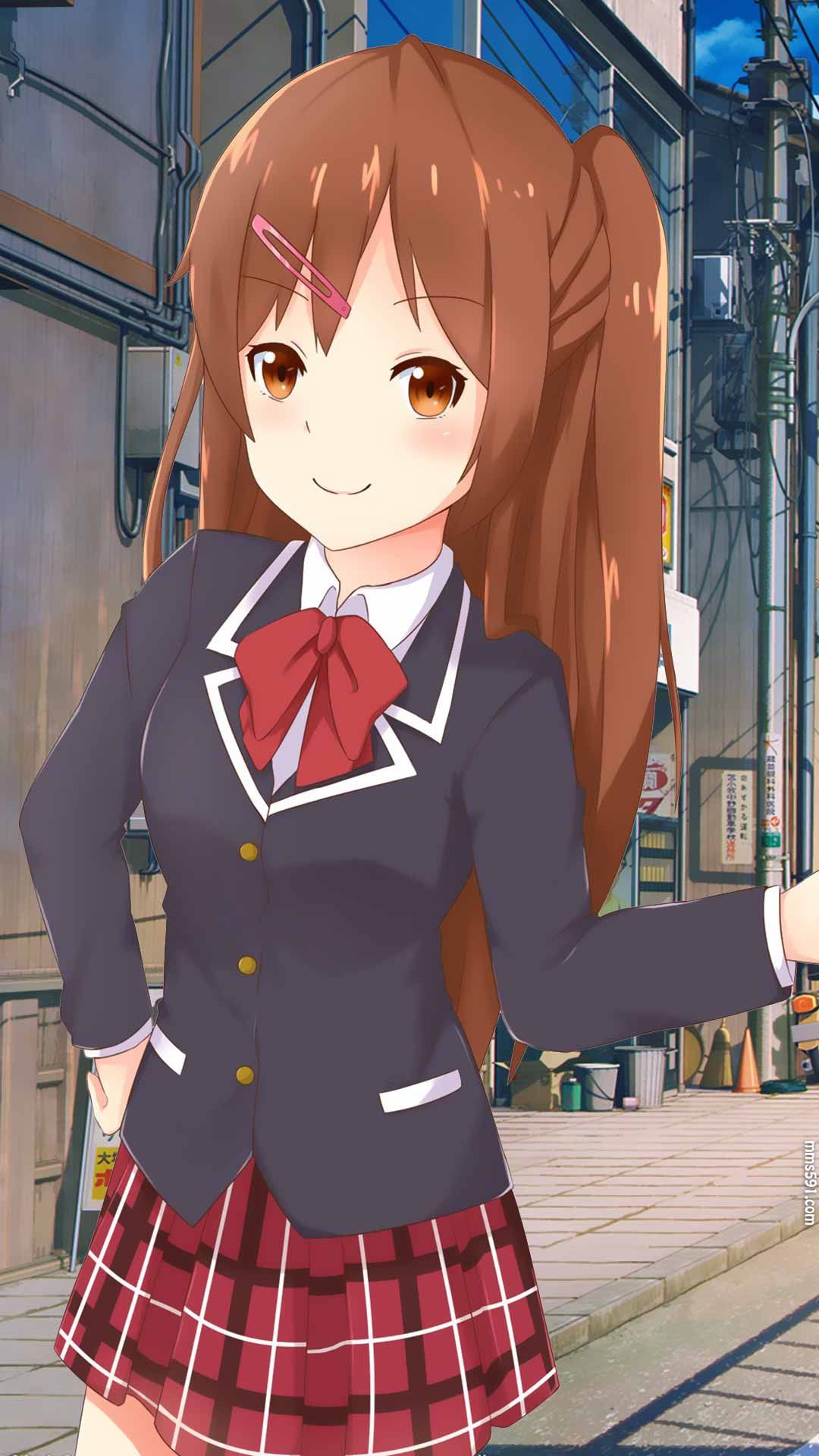 中二病也要谈恋爱班长森大人丹生谷森夏拉拉队服手机壁纸图片（2）