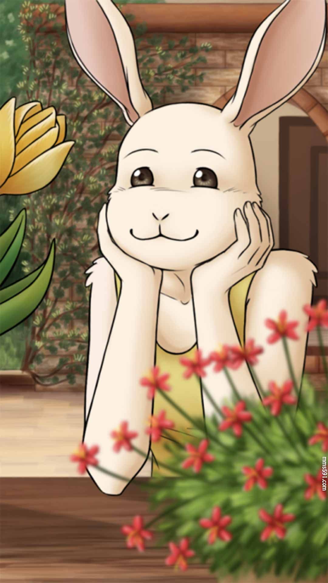动物狂想曲女主角迷你兔子春哈鲁Haru的手机壁纸图片