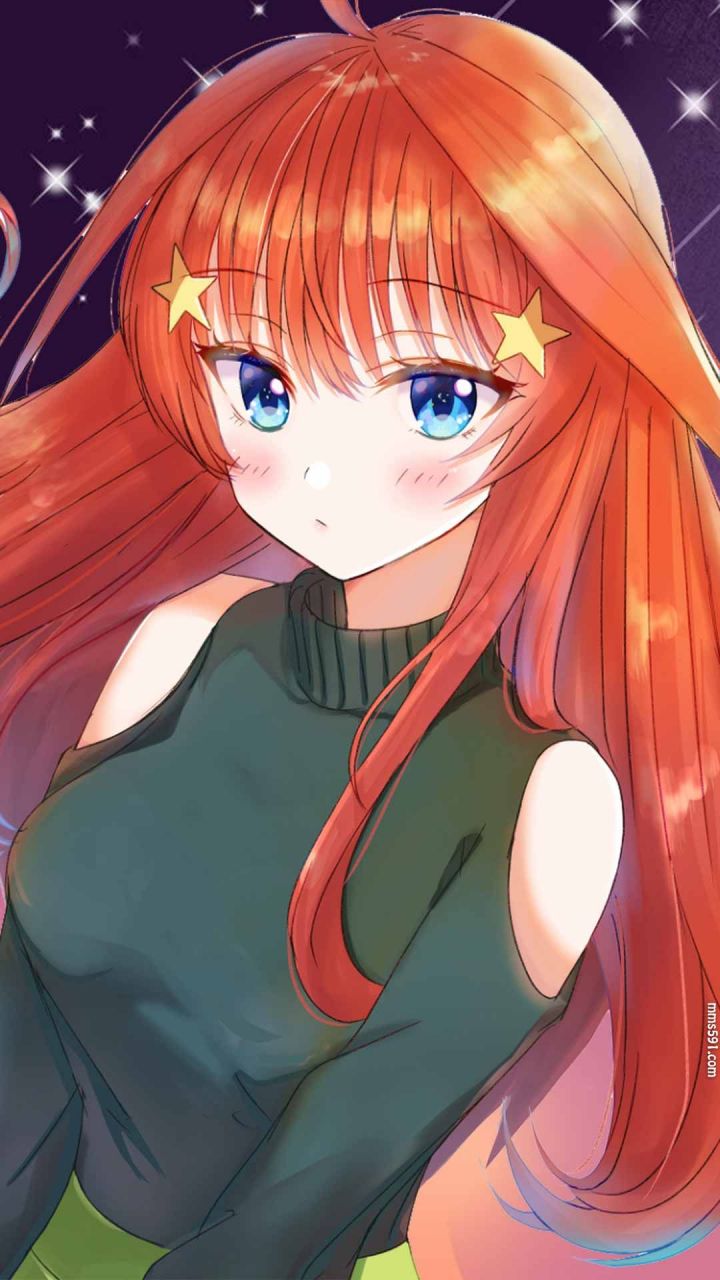 五等分的新娘五女儿肉包怪兔娘中野五月手机壁纸图片（7）