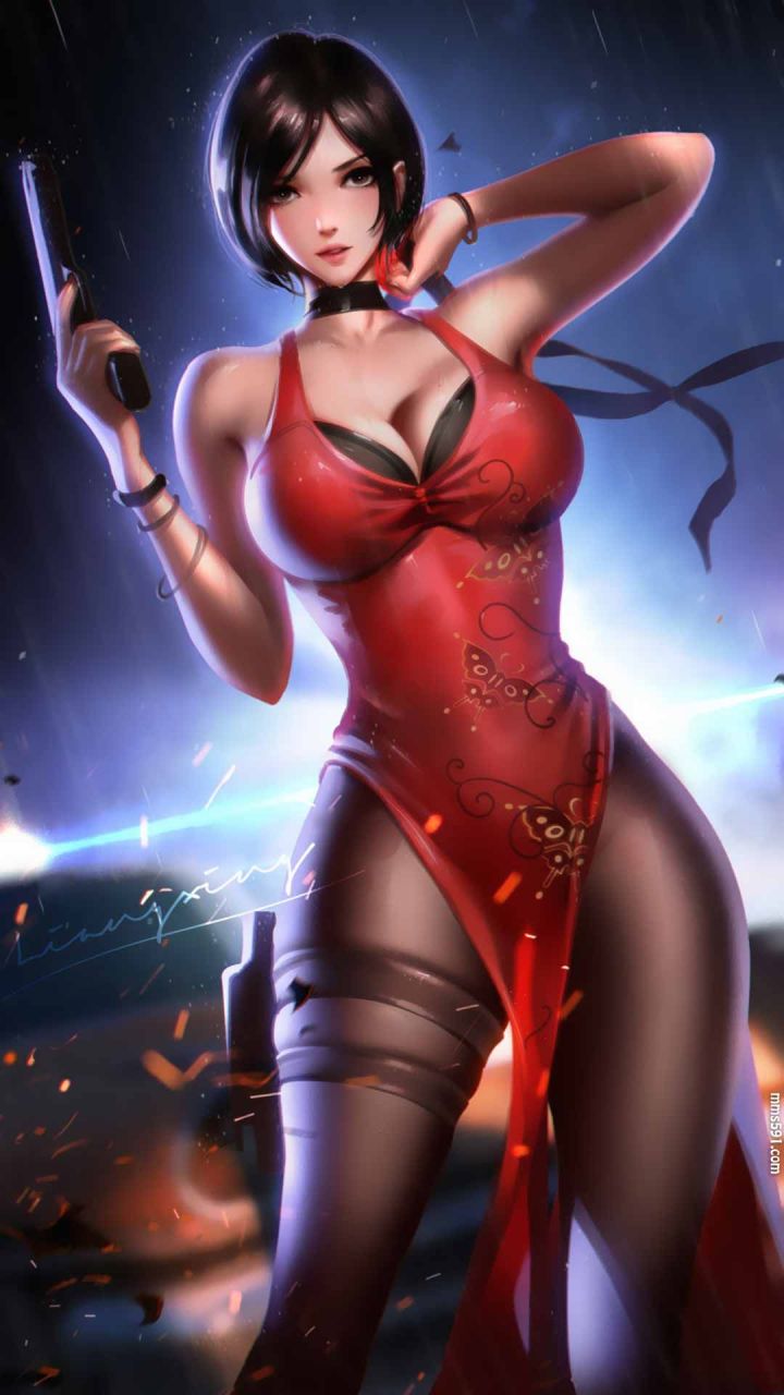 生化危机短发美女艾达·王Ada Wong高清手机壁纸图片集（6）