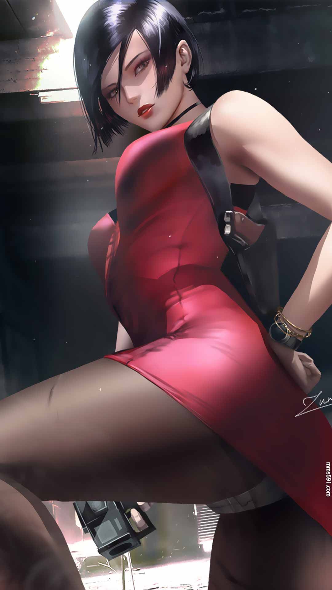 生化危机短发美女艾达·王Ada Wong高清手机壁纸图片集（5）