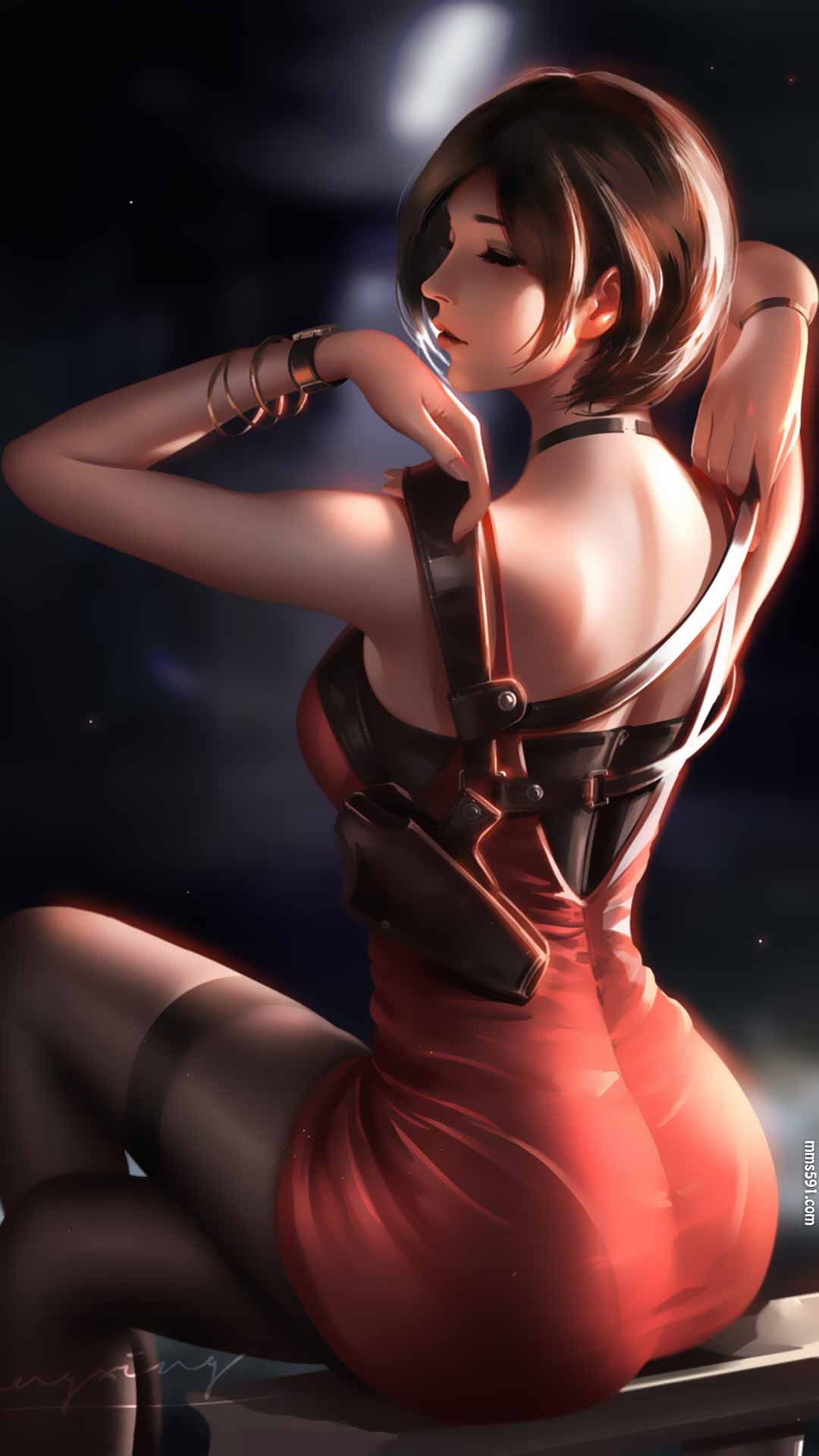 生化危机短发美女艾达·王Ada Wong高清手机壁纸图片集（8）