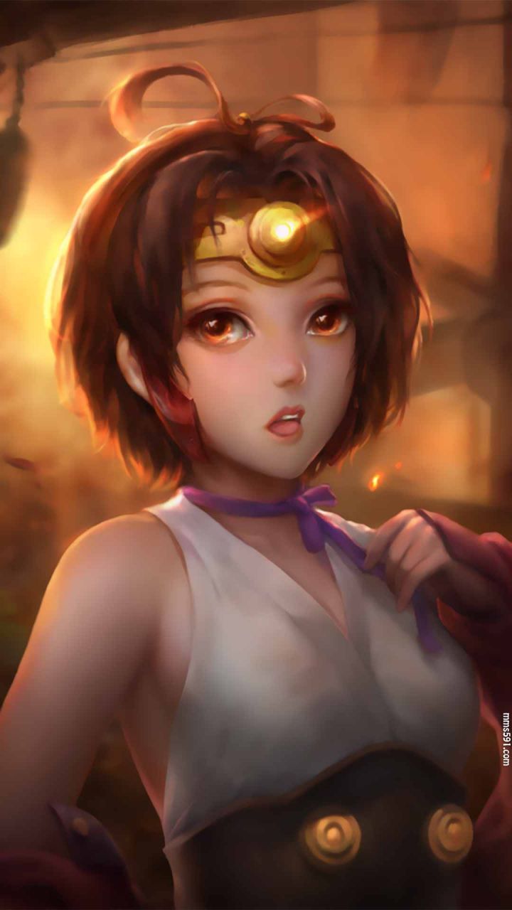 甲铁城的卡巴内瑞女主角短发美少女无名mumei手机壁纸图片（6）