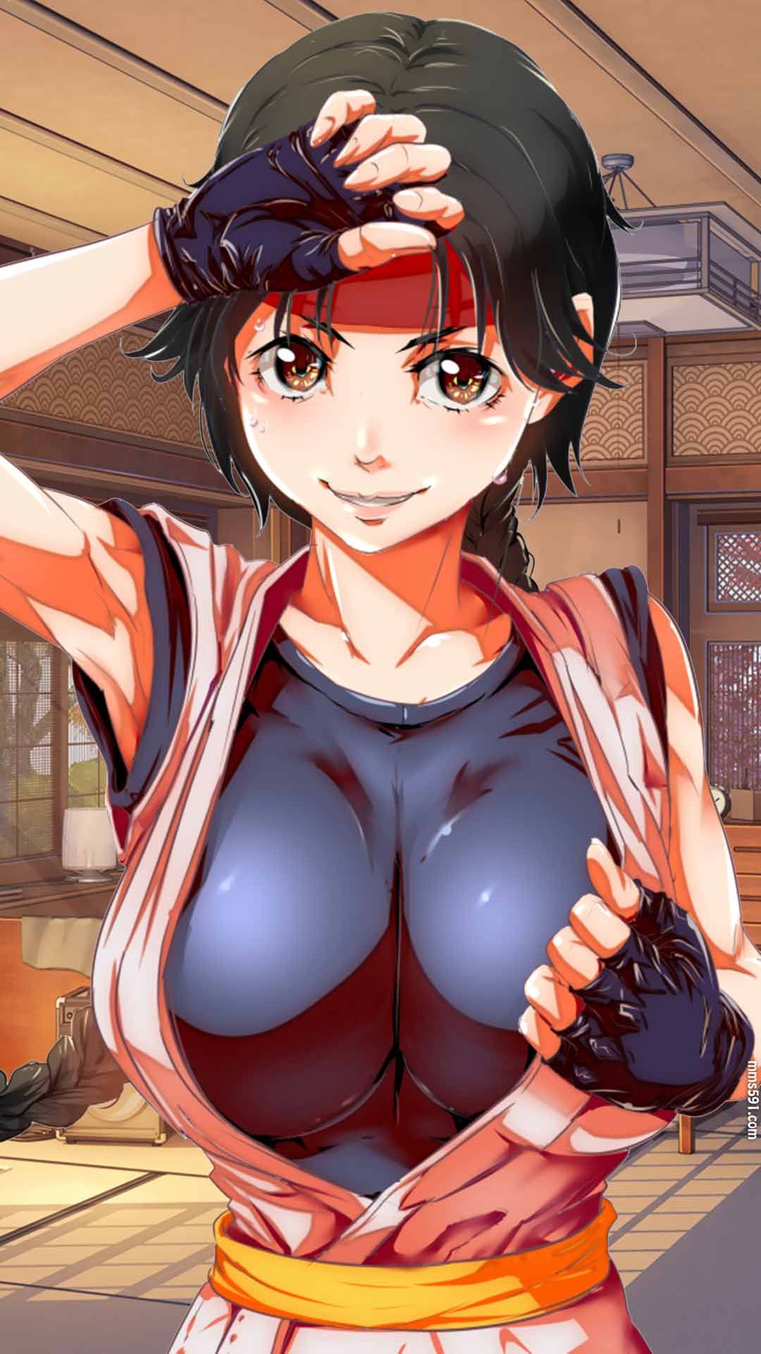 拳皇辫子美女坂崎百合由莉Yuri Sakazaki手机壁纸图片高清1080（8）