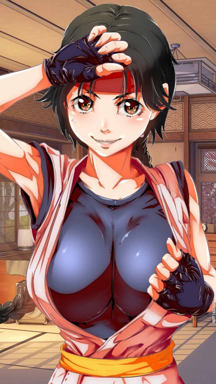拳皇辫子美女坂崎百合由莉Yuri Sakazaki手机壁纸图片高清1080（8）