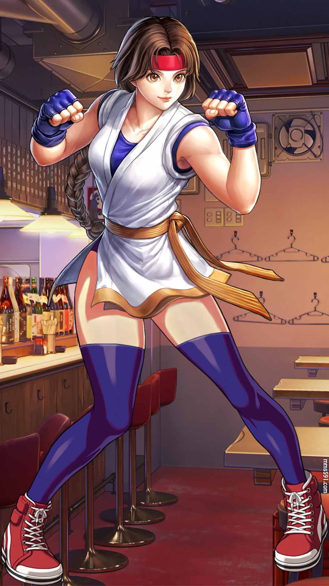 拳皇辫子美女坂崎百合由莉Yuri Sakazaki手机壁纸图片高清1080（7）