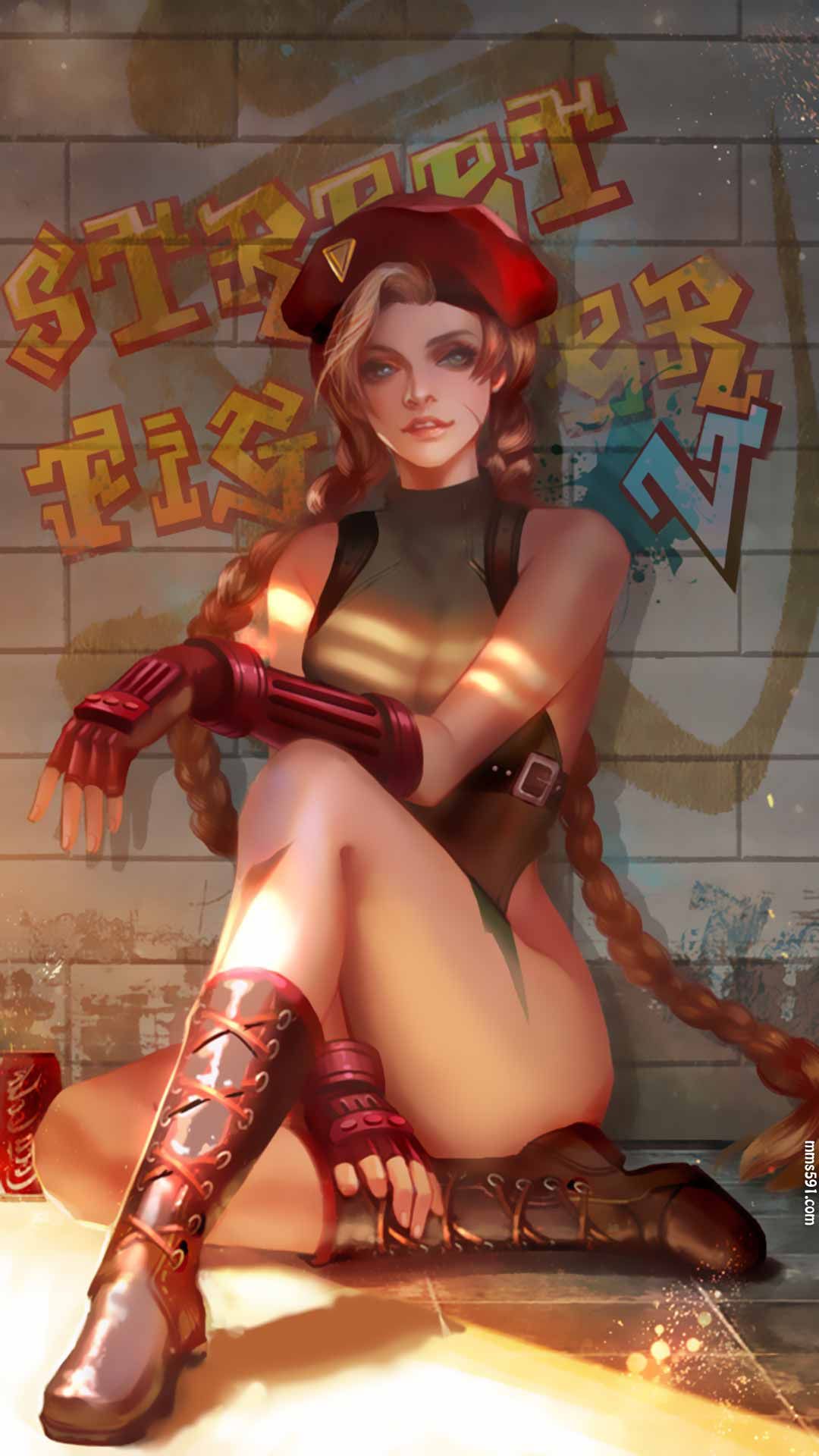 街头霸王嘉米·怀特Cammy White红贝雷帽金辫子性感手机壁纸图片（4）