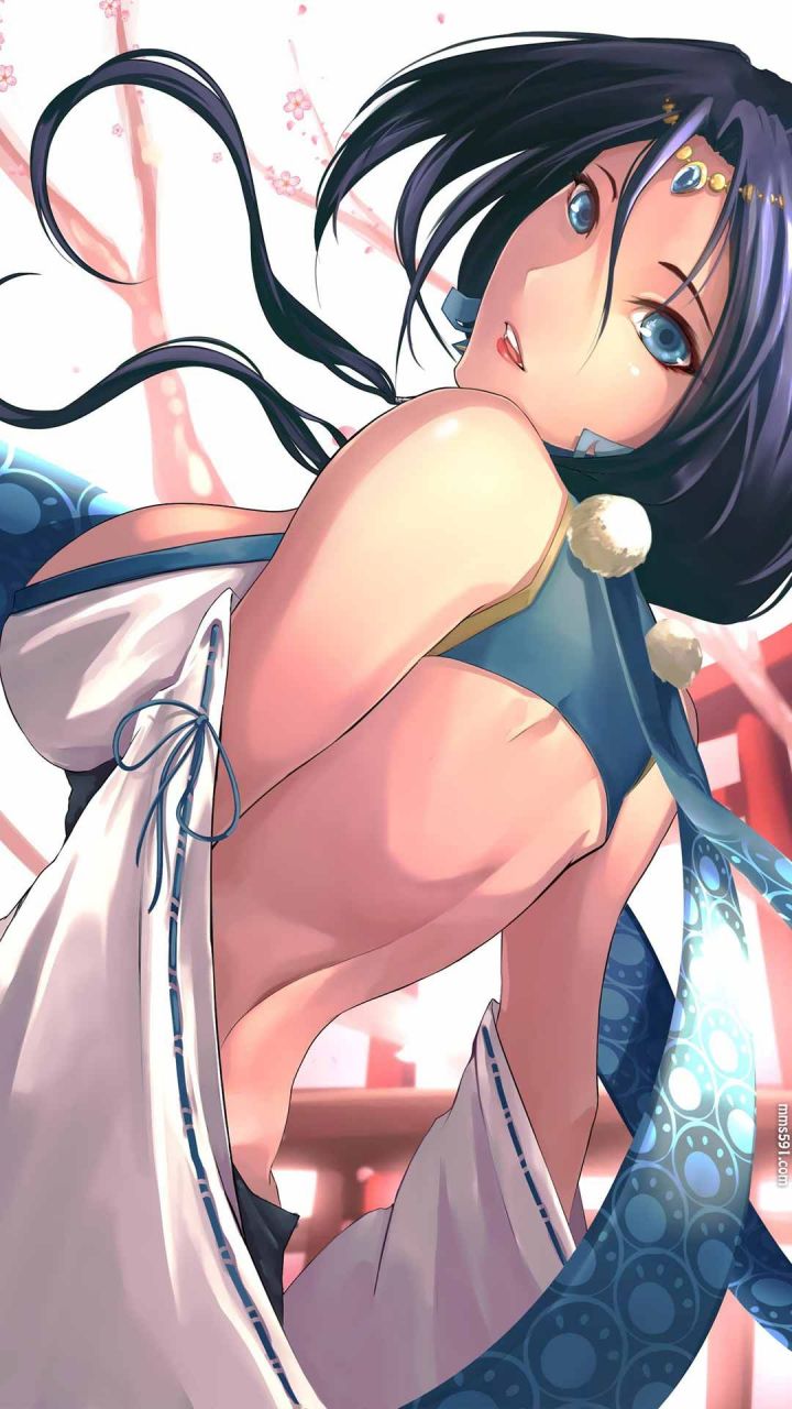 阴阳师美女人物八百比丘尼手机壁纸图片1080P（6）