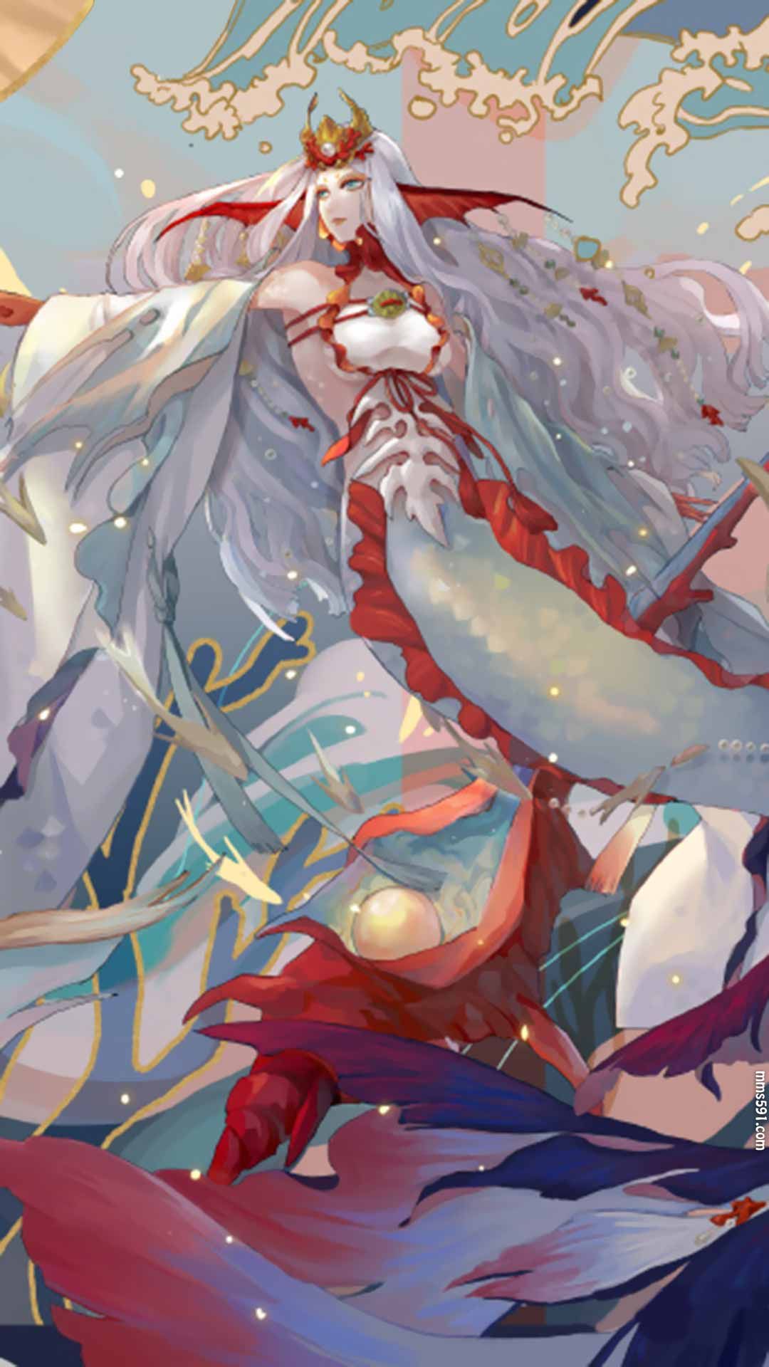 阴阳师人鱼公主ssr式神千姬手机壁纸图片(2)