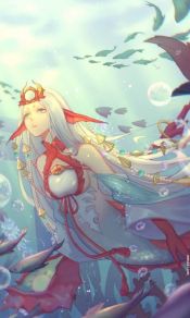 阴阳师人鱼公主SSR式神千姬手机壁纸图片（5）