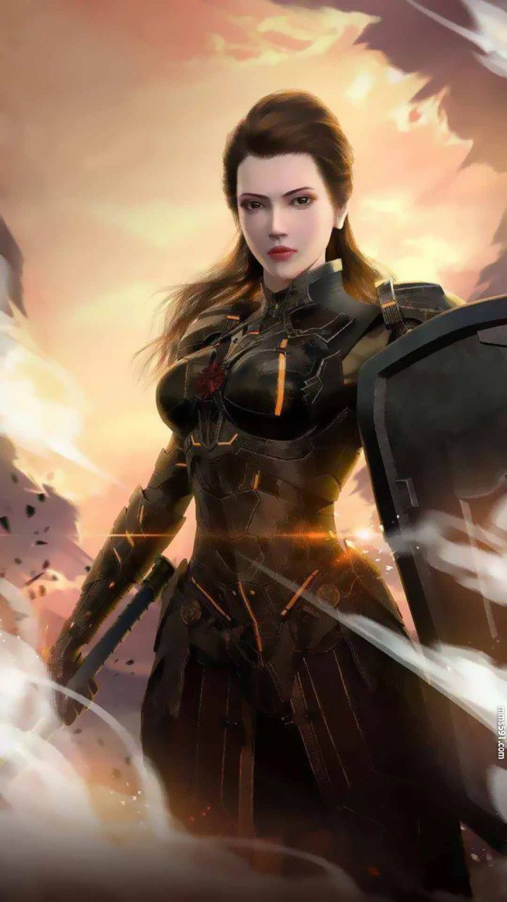 超神学院太阳之光雄兵连总队长帝蕾娜手机壁纸图片集