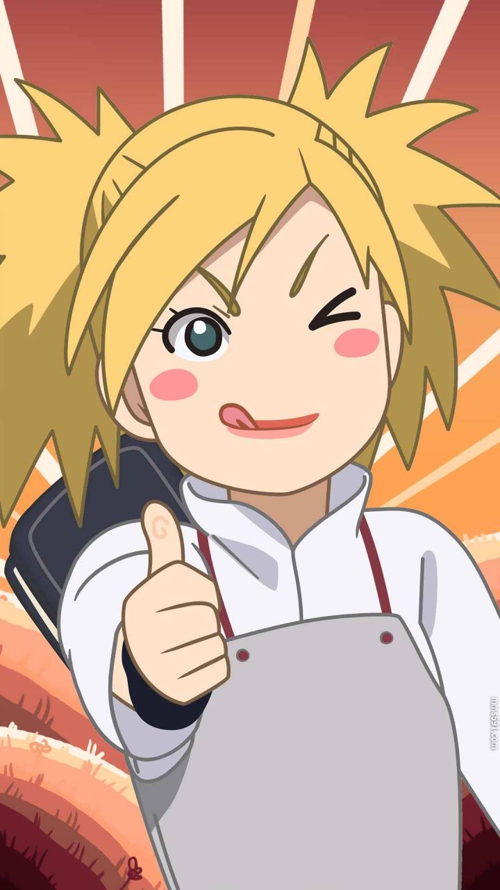 火影忍者拿大扇子的女忍者手鞠Temari手机壁纸图片（9）