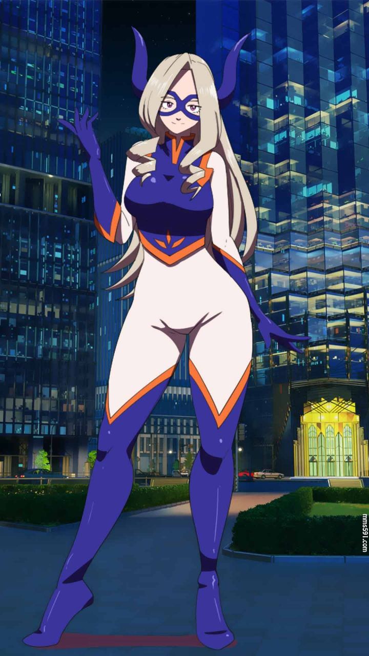 山羊角美女，我的英雄学院腹黑山岭女侠mt lady手机壁纸图片（8）