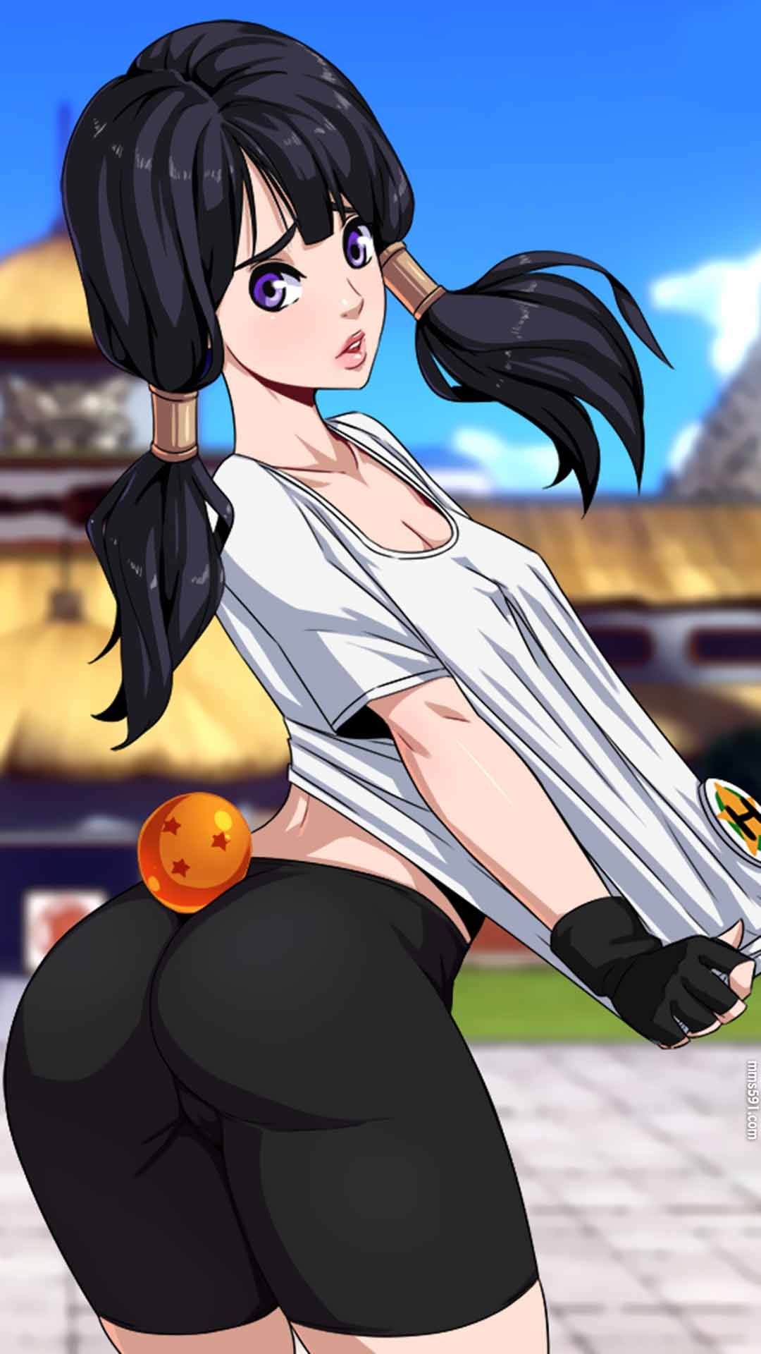 撒旦的女儿碧儿，七龙珠两个辫子的比迪丽Videl手机壁纸图片（8）