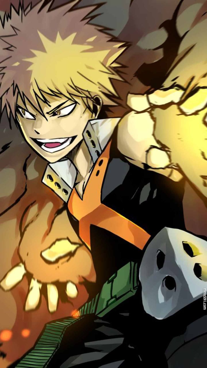 我的英雄学院爆破手爆豪胜己Bakugou Katsuki高清手机壁纸图片大全（8）