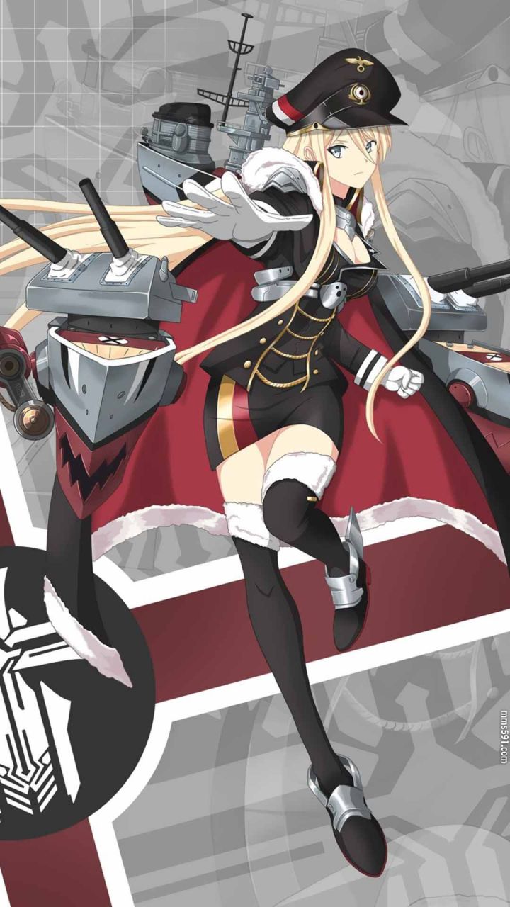 碧蓝航线大长腿铁血舰娘俾斯麦Bismark手机壁纸图片汇总（7）