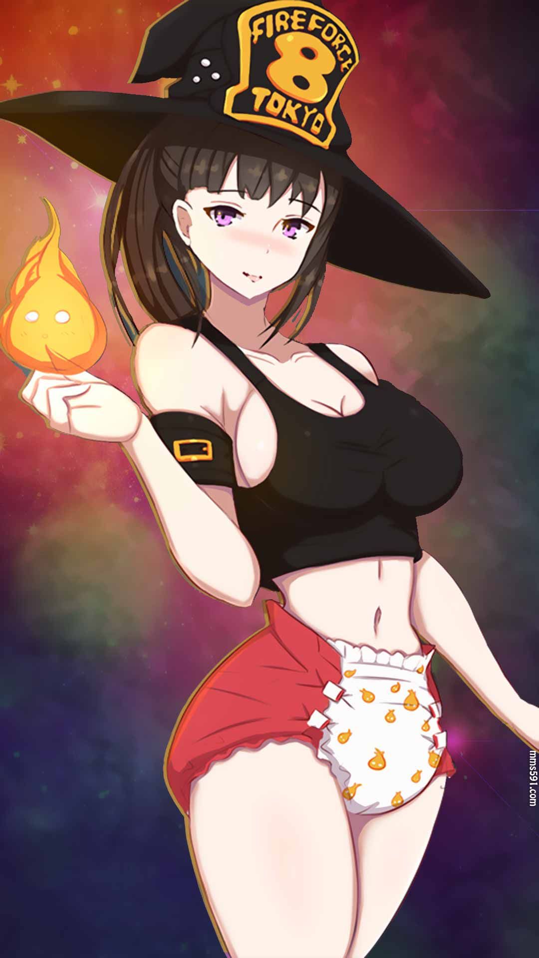 炎炎消防队控火妖魔茉希尾濑Maki Oze高清手机壁纸图片集（11）