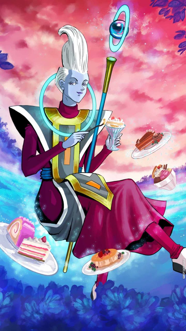 七龙珠第七宇宙天使吃货维斯Whis手机壁纸图片高清1080（3）