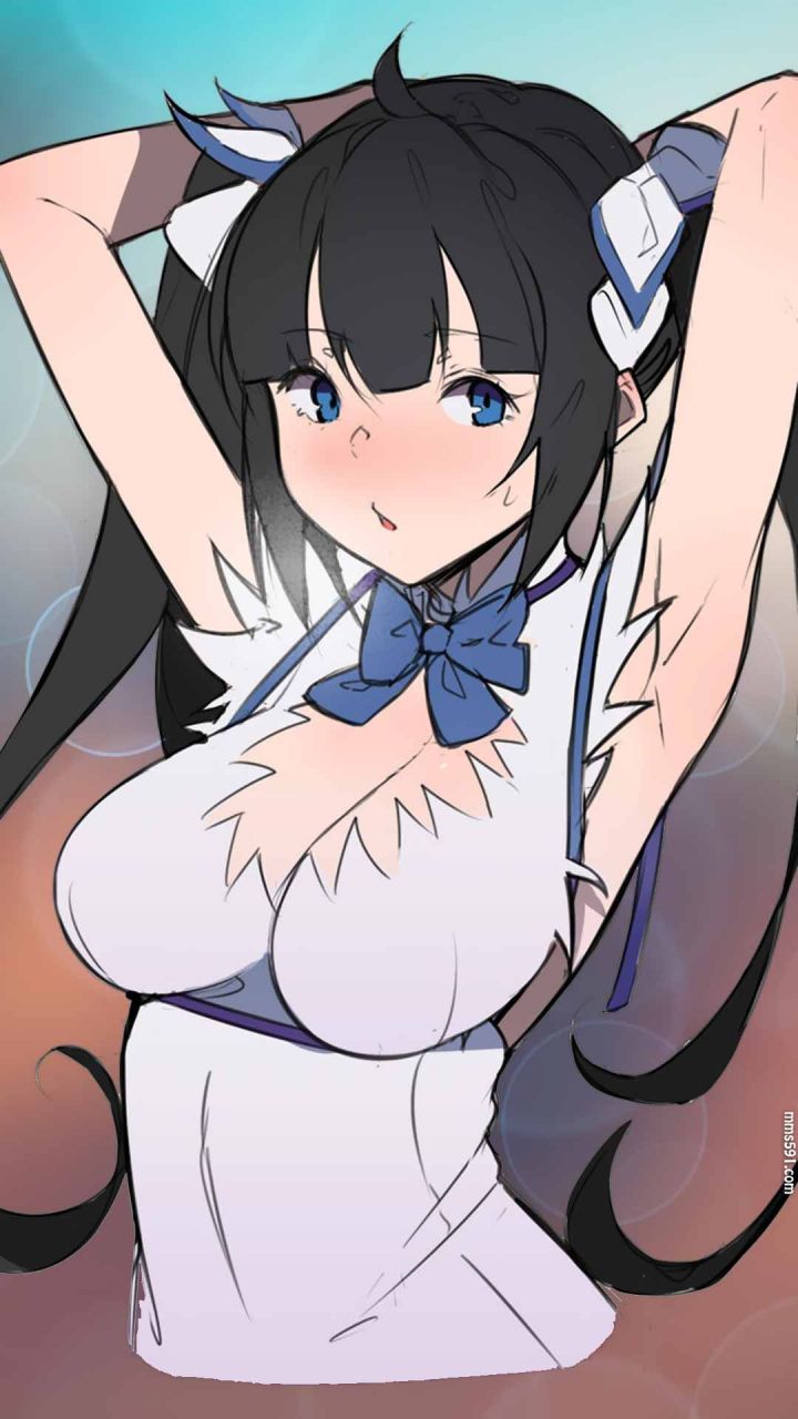 在地下城寻求邂逅是否搞错了什么女主角赫斯缇亚双马尾手机壁纸图片（6）