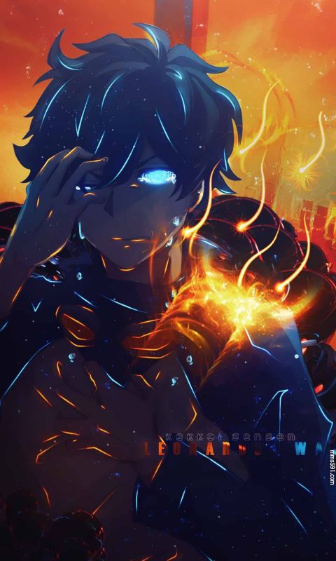 血界战线男主角莱昂纳多沃奇神之义眼手机壁纸竖屏1080图片集（4）
